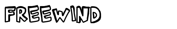 Freewind font