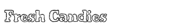 Fresh Candies font