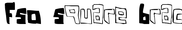 FSO Square Bracket font