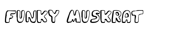 Funky Muskrat font
