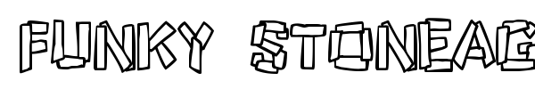 Funky Stoneage font