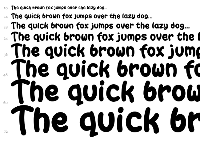 Gaitera Ball font waterfall