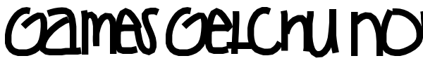 Games Getchu NoWhere font