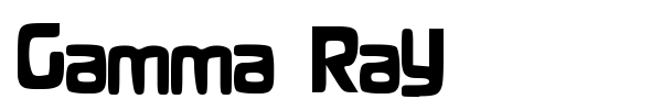 Gamma Ray font