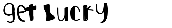 Get Lucky font
