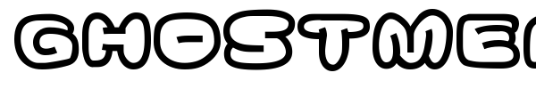 Ghostmeat font