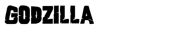 Godzilla font