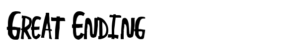Great Ending font