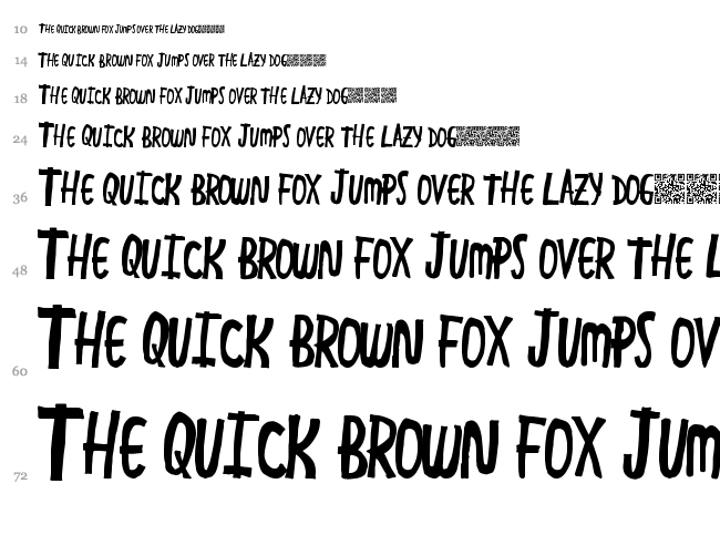 Great Ending font waterfall