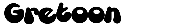 Gretoon font preview