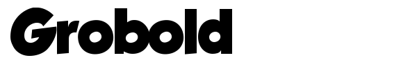 Grobold font