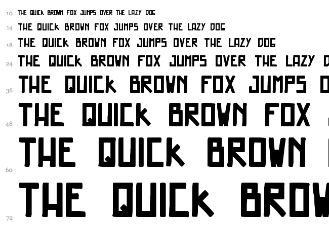 Grossa font waterfall