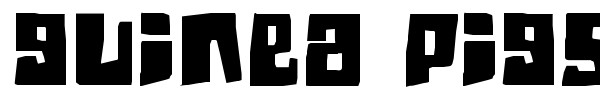 Guinea Pigs font