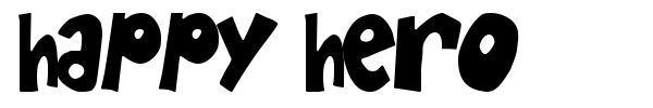 Happy Hero font