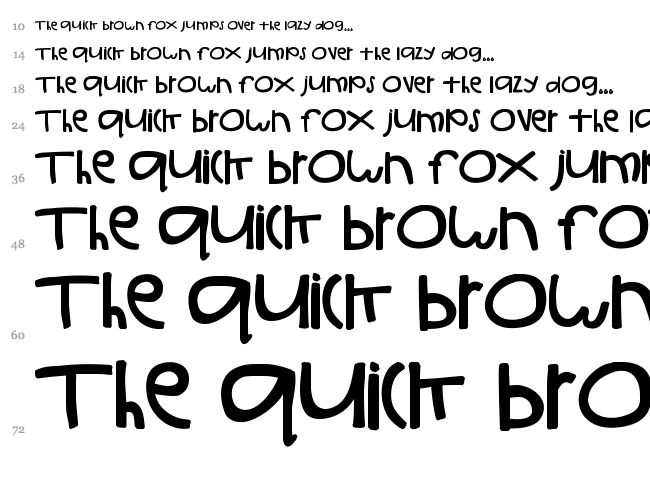 Hello Ish Big font waterfall