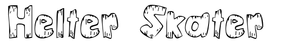 Helter Skater font