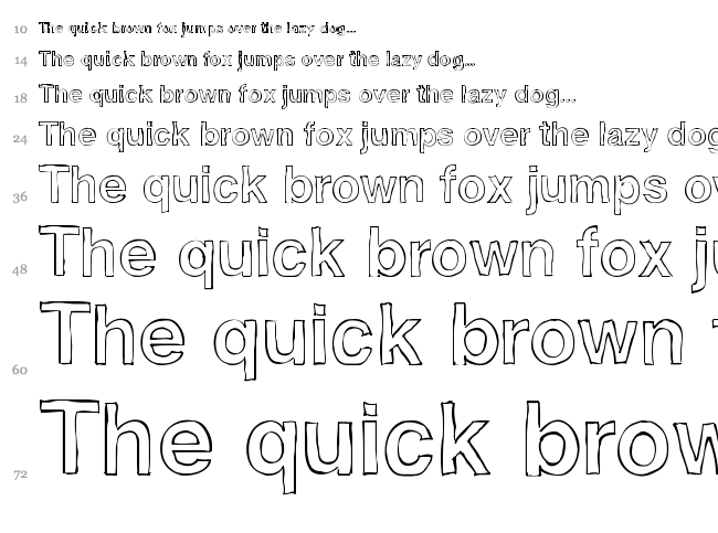 Helvetidoodle by Ed T font waterfall