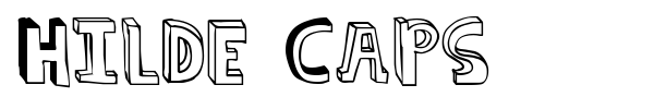 Hilde Caps font