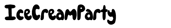 IceCreamParty font