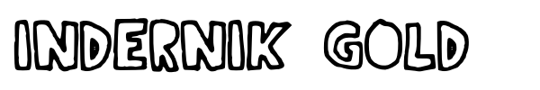 Indernik Gold font