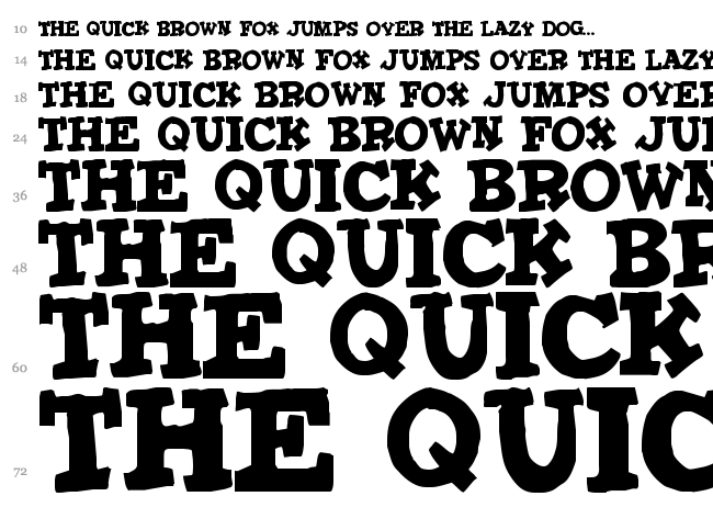 Iron Man font waterfall