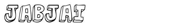 Jabjai font