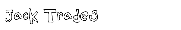 Jack Trades font