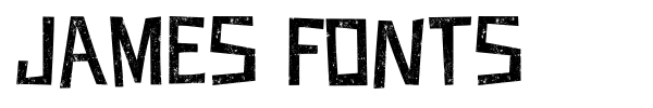 James Fonts font