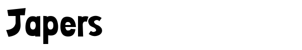 Japers font preview