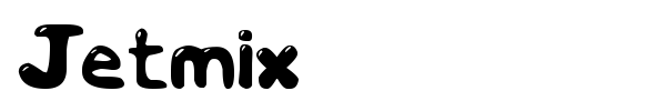 Jetmix font