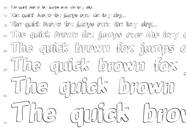 Jinx font waterfall