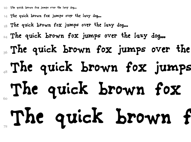 Joanne Marker Serif font waterfall