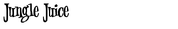 Jungle Juice font