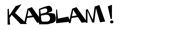 KaBlam ! font
