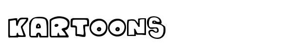 Kartoons font preview