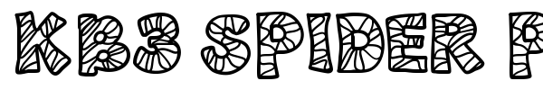 KB3 Spider Patch font