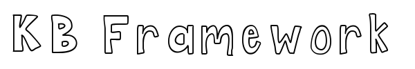 KB Framework font