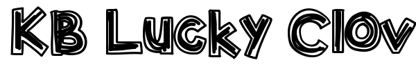 KB Lucky Clover font