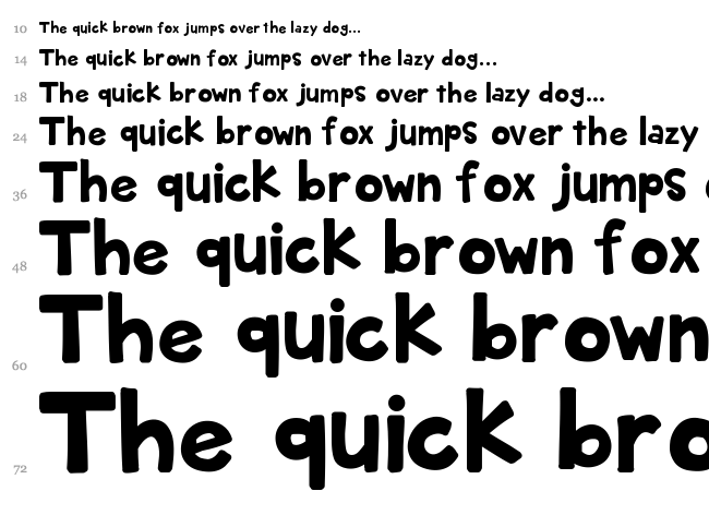 KB Planet Earth font waterfall