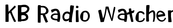 KB Radio Watcher font