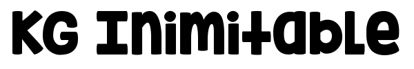 KG Inimitable Original font
