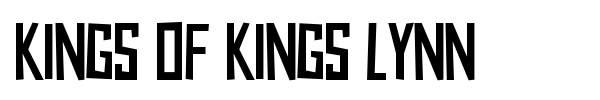 Kings of Kings Lynn font preview