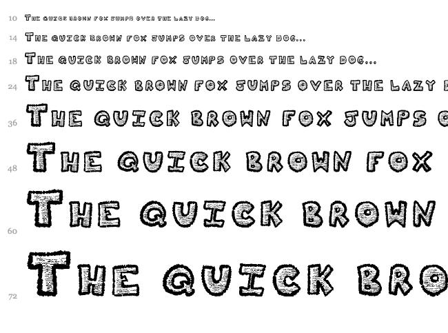 Kitty font waterfall