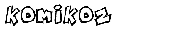 Komikoz font
