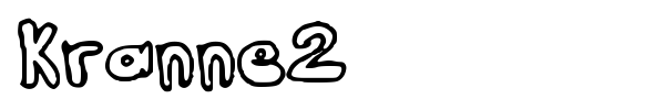 Kranne2 font