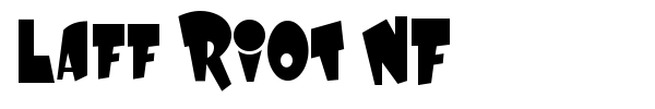 Laff Riot NF font