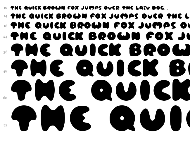 Lard! font waterfall