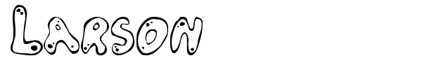 Larson font