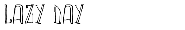 Lazy Day font