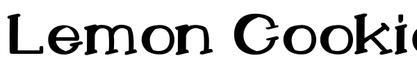 Lemon Cookie Bold font